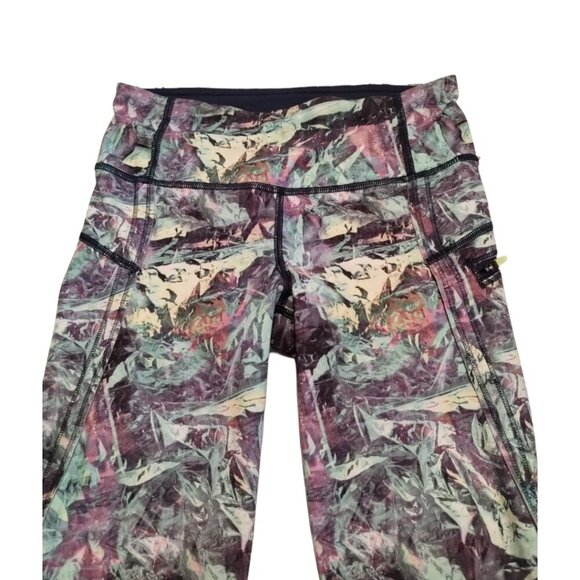 Lululemon Women's Run Inspire Crop II All Full-On Luxtreme Iridescent Size 2‎ - Picture 4 of 6